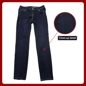 INC International Concepts Skinny Curvy Fit Dark Wash Jeans Women Size 4 Stretch